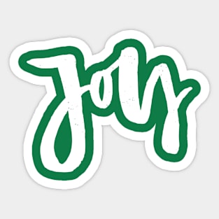 Joy - Christmas Gift - Christmas Tshirt Sticker